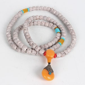 100% Natural Nepalese Bodhi Beads Hand Woven Necklace