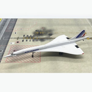 Die cast 1:200 Aircraft F-BVFC Proportional Alloy Plastic Aircraft Model Simulation Men's Gift