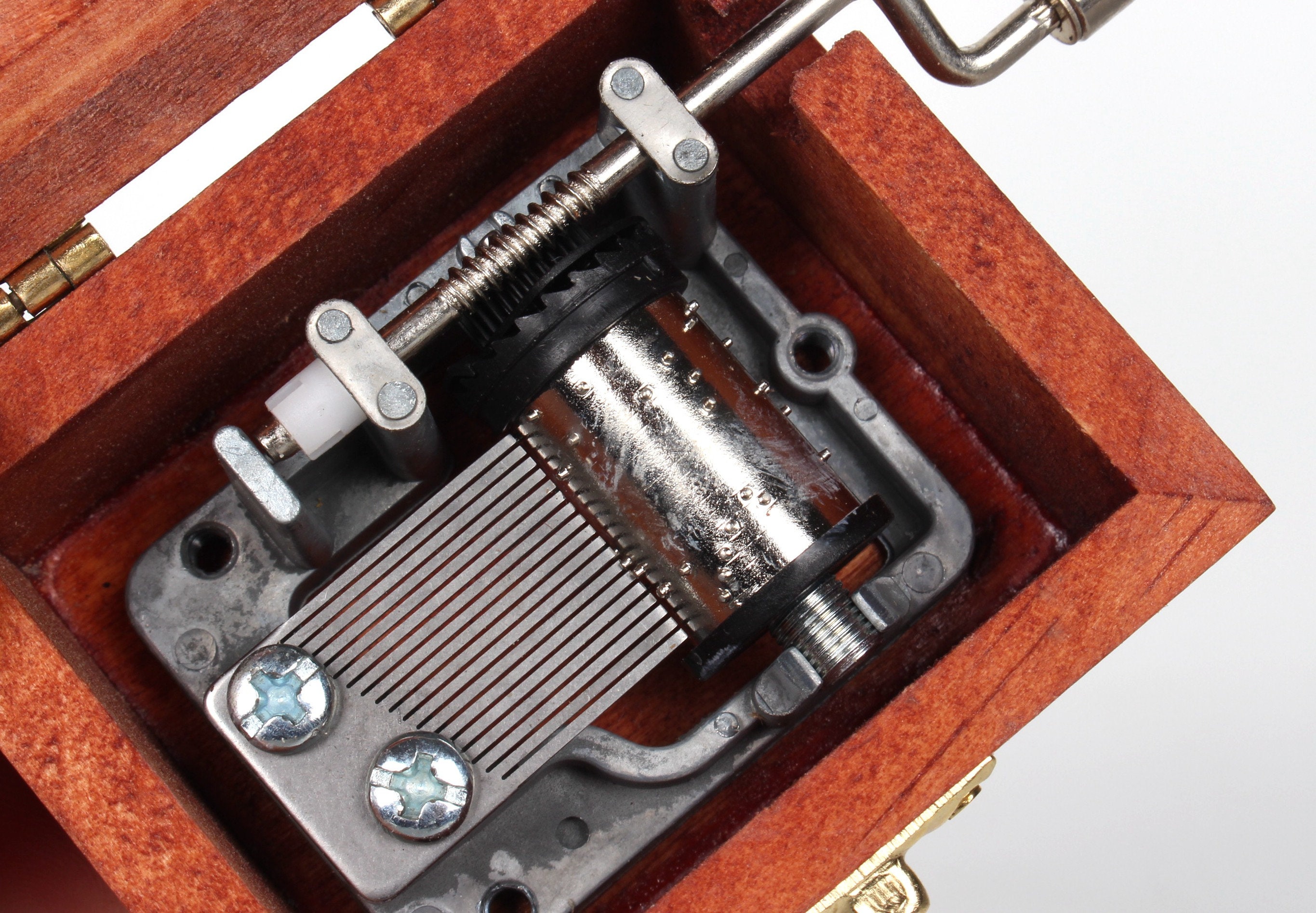 Carillon In Legno Kenon Con Incisione Fatto A Mano – Stile Vintage Con Manovella, Canzone 'You Are My Sunshine', Regalo Curativo E Romantico