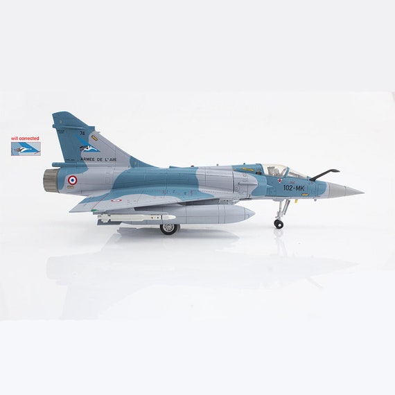 1:72 合金製フランス空軍ミラージュ2000D戦闘機模型 航空科学
