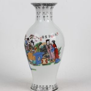 Hand-painted ceramic vases from the folk collection