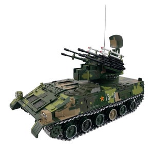 Diecast Alloy Model of The  Militarized Combat Missile Launcher 1:22 Scale Toy Gift Collection Simulation Displa