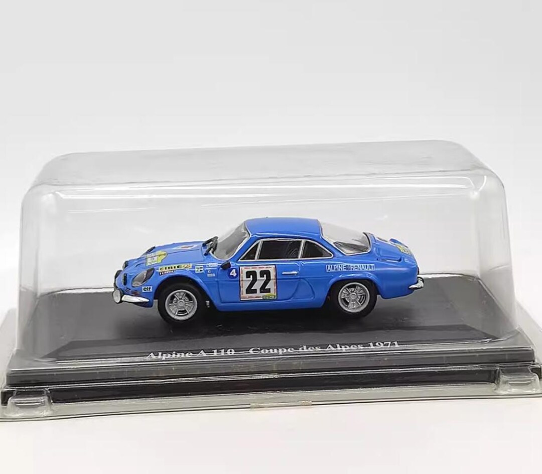 Eligor 1/43 Renault Alipine A110 1971 Alpine Cup Alloy Car Model