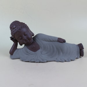 Kolekcja porcelany Zisha Ręcznie wykonana w celu wytworzenia posągu Śpiącego Buddy