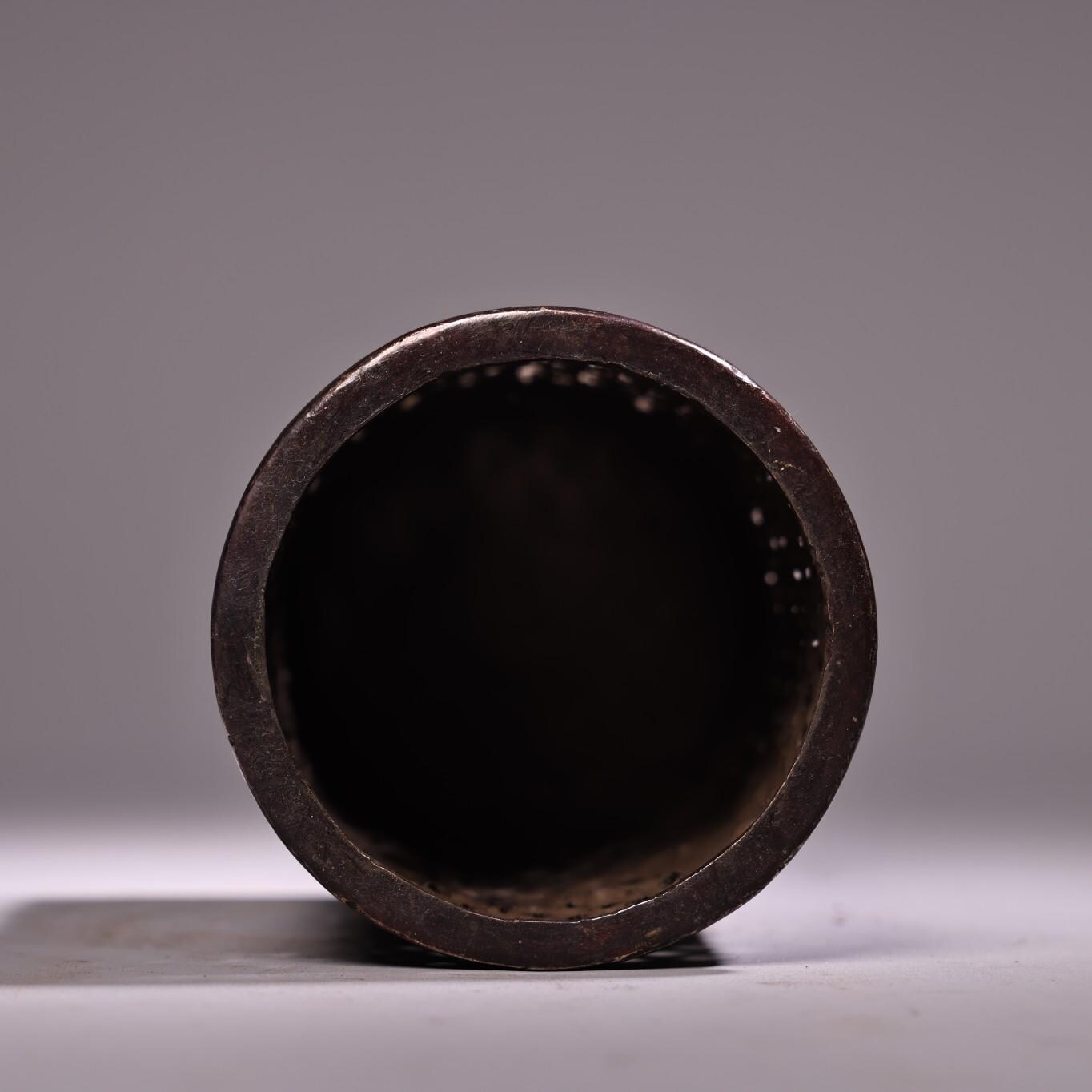 原画　「安堵」　repose Rare Old Collection Pure Copper All Copper High Relief