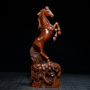 Chinese folk collection of hand-carved boxwood wooden statues