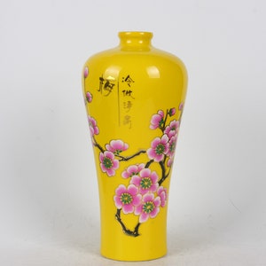 Hand-painted ceramic vases from the folk collection