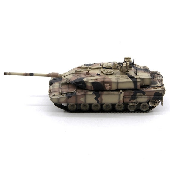 ダイキャスト 1:72 比率 ドイツ レオパルド 2A7 主力戦車 砂漠迷彩