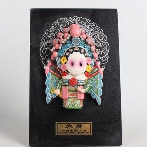 Handbemalte Lack Maske der Da Qiao Statue