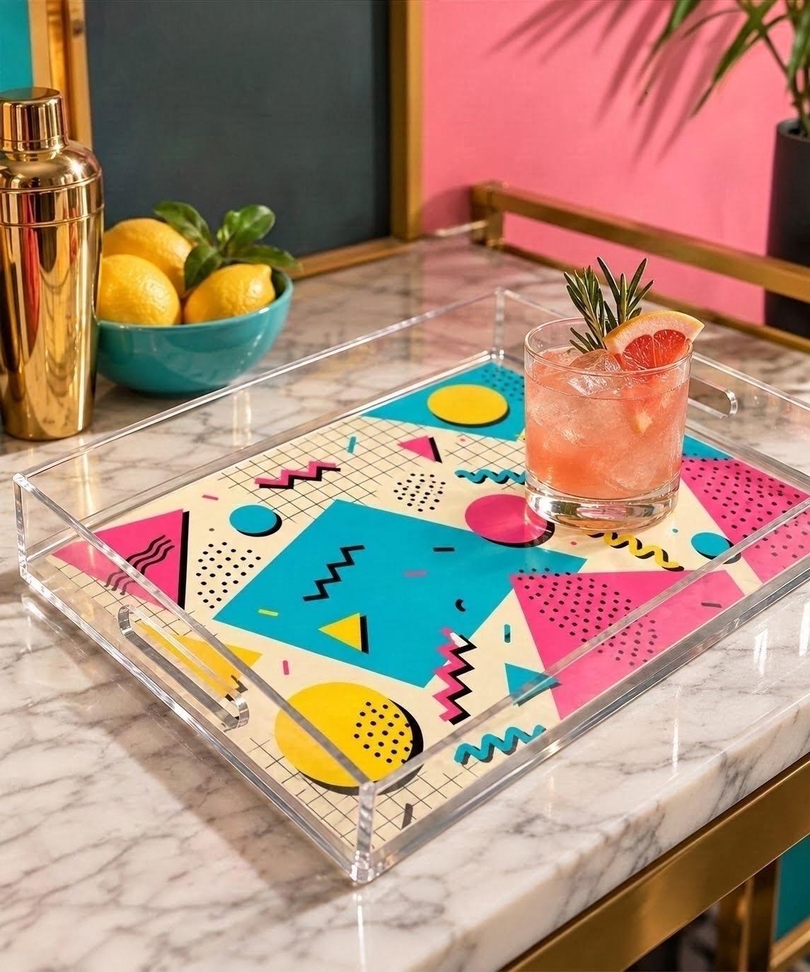 80-90's ポストモダン 喫煙台/スタンド メンフィススタイル レトロモダン Vintage Memphis Style Furniture - Etsy