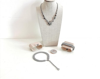 Lot of Vintage Rhinestone Jewelry