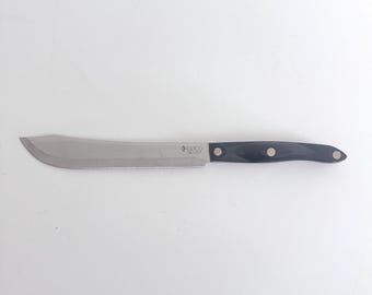 CUTCO Model 1722 BUTCHER KNIFE - 8" High-Carbon Stainless Steel Blade - Brown Marble Handle