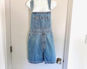 Women's Vintage Y2K GAP Denim Shorts Overalls - L