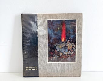 HARDCOVER LEONARDO NIERMAN Art Book Loose Print By Enrique Gual English Spanish
