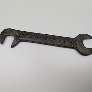 Vintage SNAP ON AC 1818 Angle Head Obstruction Wrench 9/16&quot; Open End