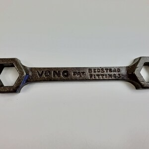 Vintage Vono Bedstead Fittings Double Ended Spanner