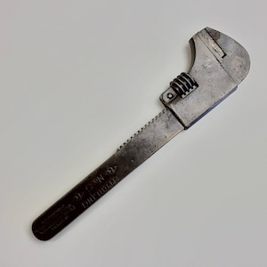 Vintage STERLING No5 Frank Mossberg Co. PATD Nov.13.00 Adjustable wrench USA