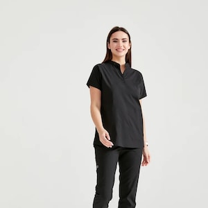 Black scrub dress on sale