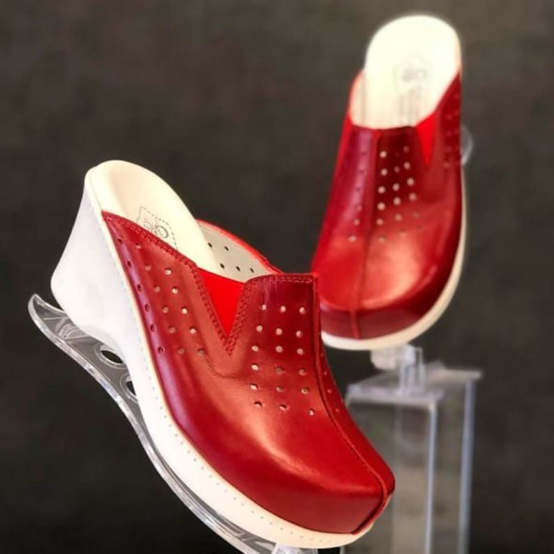 100 Real Leather Clogs for Nurses, Medical Shoes