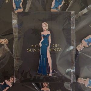 Nesta (blue dress) LE ACOTAR pin