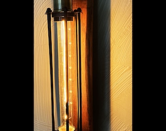 Light - Steampunk Inspired made from Barrel Staves