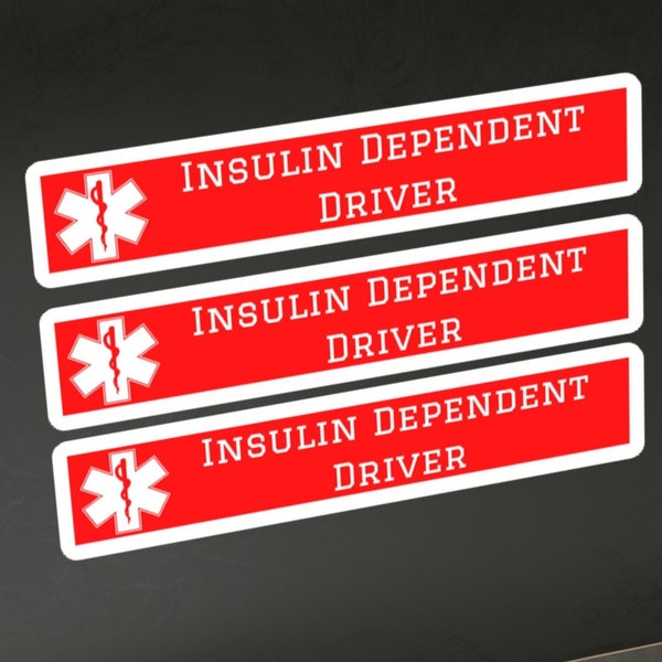 Diabetic Alert for Car - Etsy