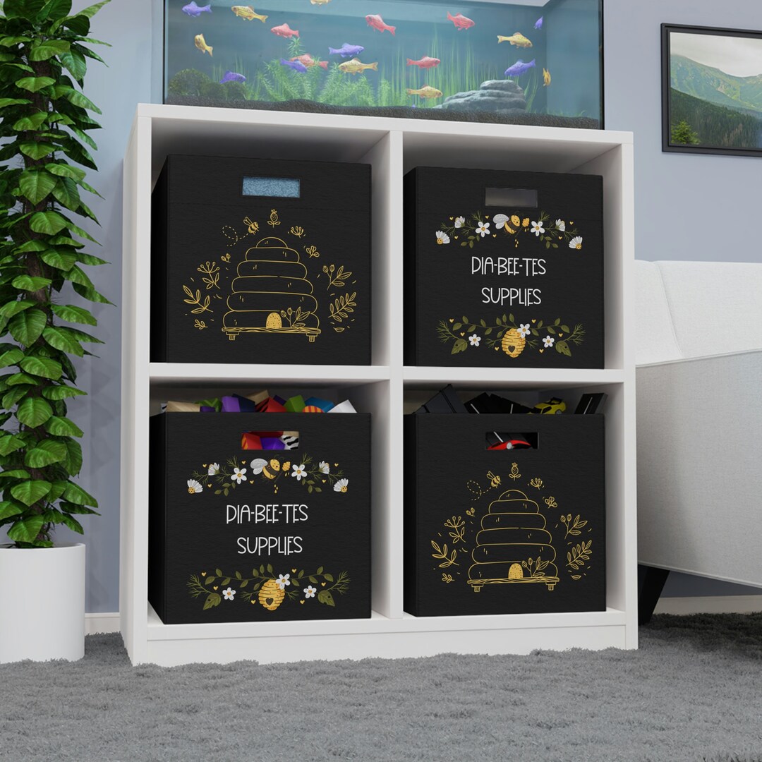 Large Diabetes Supplies Storage Box, Type 1 Diabetes Box Type 2