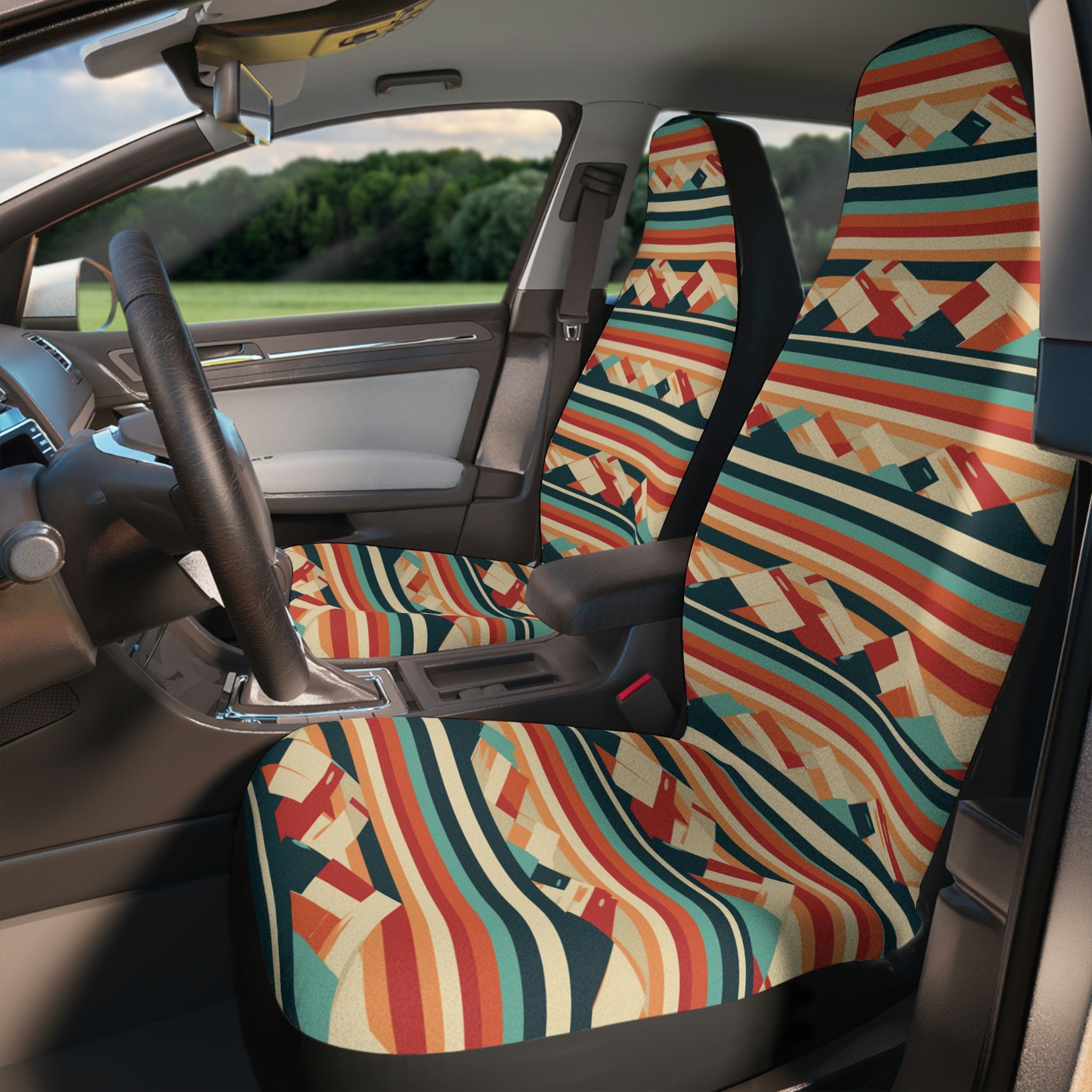 Bohemian style car seat sales covers