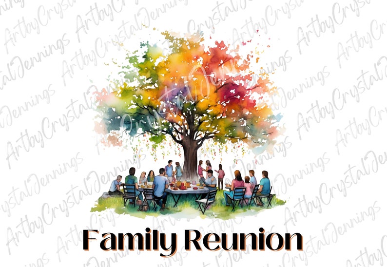 2 Family Reunion PNG DIGITAL DOWNLOADS, Instant Downloads, Family Reunion T Shirt Designs, Family Gift, Family Clipart Family Reunion Shirt image 3