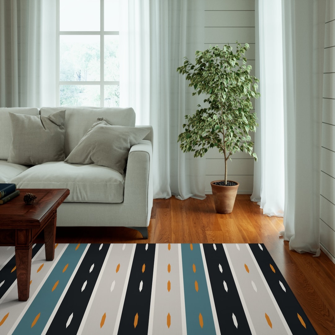 Simple Minimalist Rug, Modern Home Decor Rug, Rugs for Living Room ...