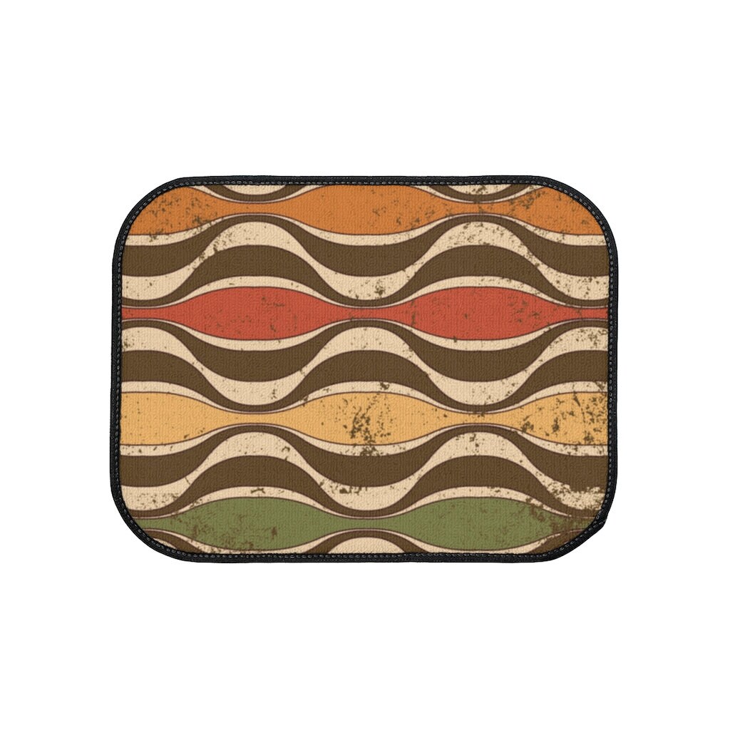 Wavy Boho Hippie Car Mats