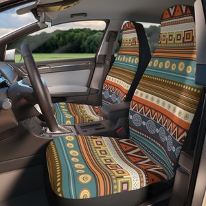 Boho hippie bilsätesöverdrag bilsätestillbehör retro mod bildekor fordon hippie van sätesöverdrag bilgåva hippie sätesöverdrag
