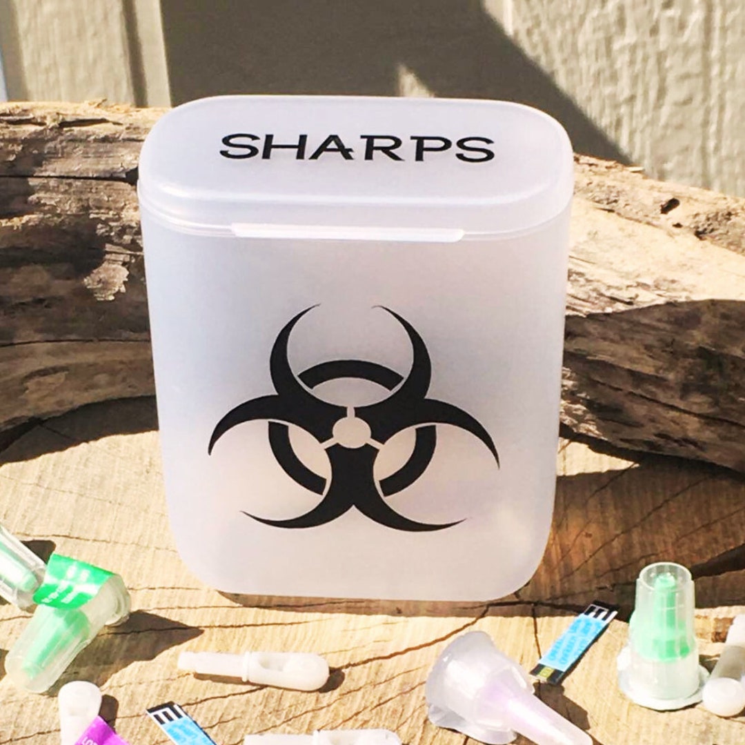 Travel Sharps Container, Travel Biohazard Storage, Type 1 Type 2
