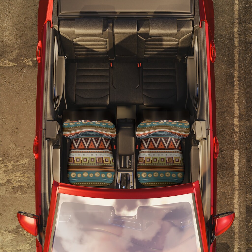 Discover Boho Hippie Car Seat Covers Car Seat Accessory Retro Mod Car Decor Vehicle Hippie Van Seat Cover Car Gift Hippy Seat Cover