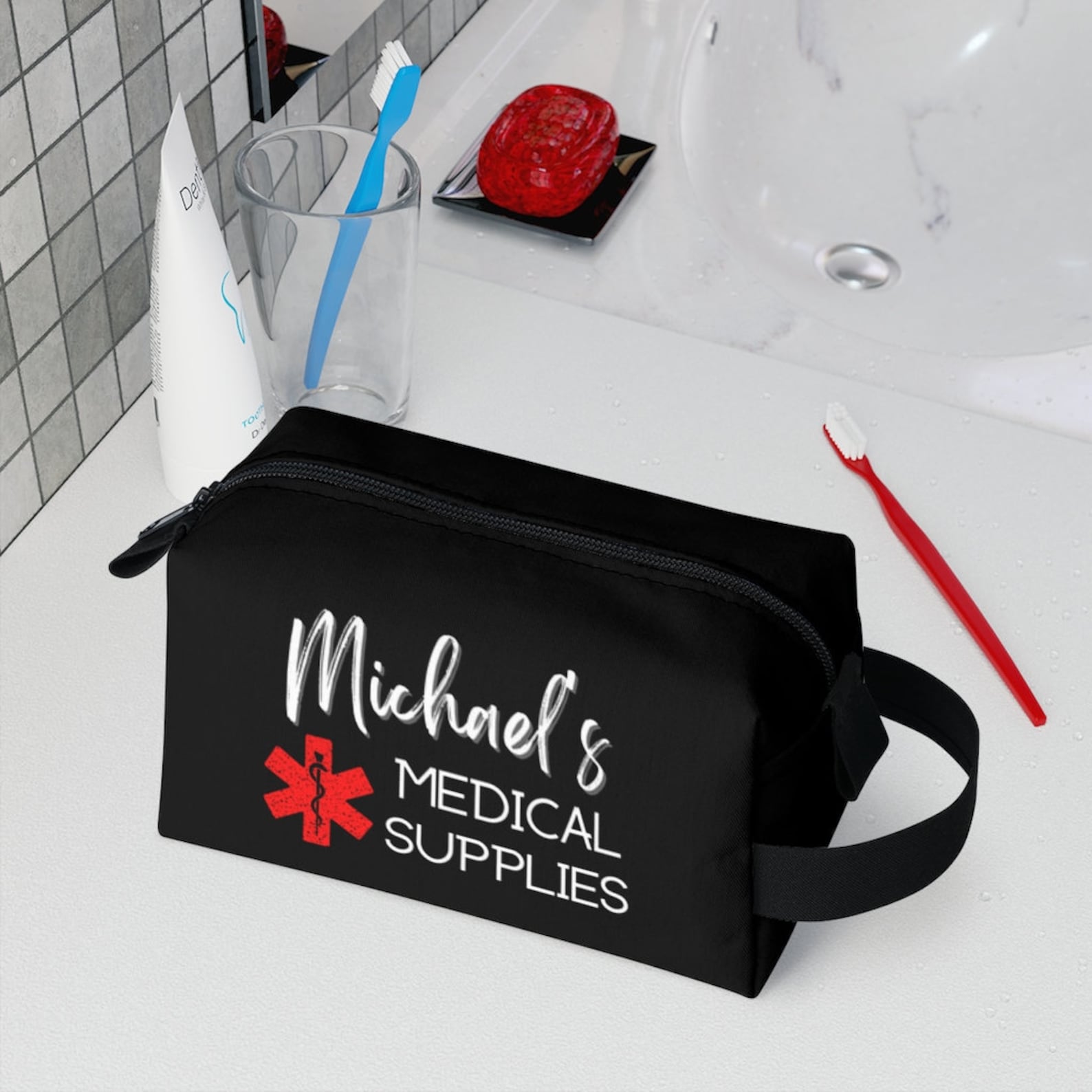 Personalized Medical Bag Travel Tote Supply Case Storage Etsy