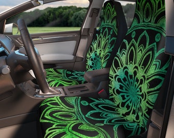 Pink Hippie Psychedelic Car Seat Covers