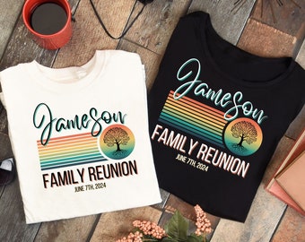 Personalized Family Reunion T Shirt, Custom Family Gathering Tee Shirt, Family Tree Shirts, Family Reunion Souvenir, Family Gift