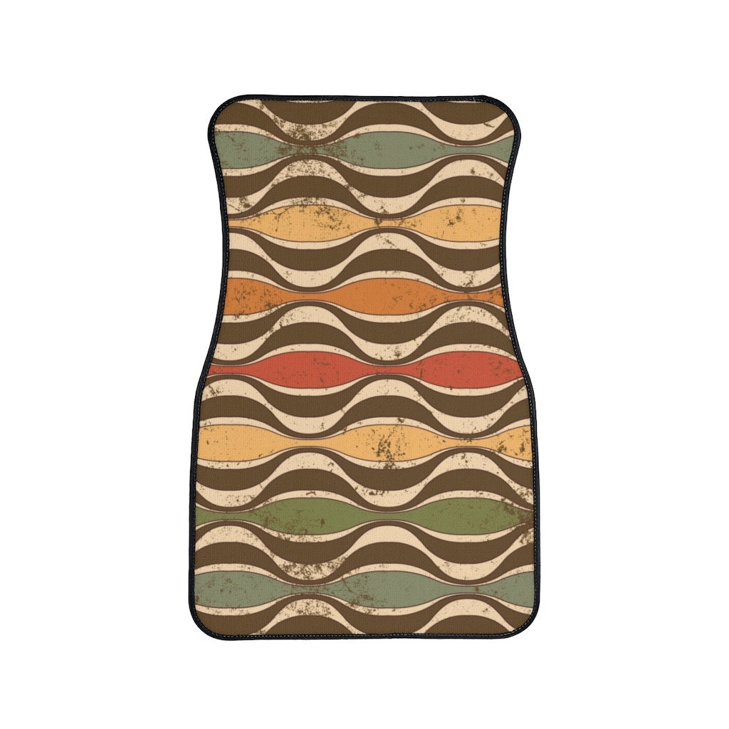 Wavy Boho Hippie Car Mats