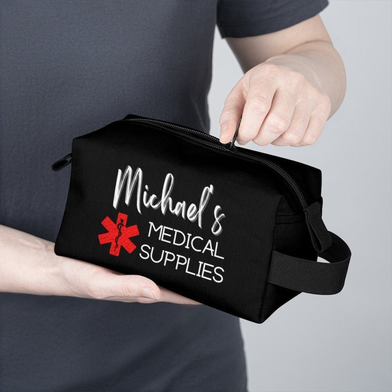 Personalized Medical Bag Travel Tote Supply Case Storage Etsy