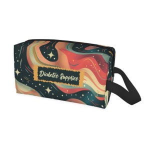 Diabetiker-Tasche Typ 1 Typ 2 Diabetiker-Versorgungsmaterial-Fall-Aufbewahrungsorganisation Kit Lanzetten