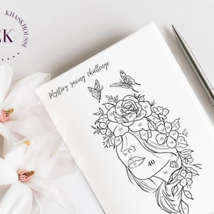 Savings coloring challenge, Money Savings tracker binder, Savings challenge tracker, Savings coloring page, mystery savings challenge