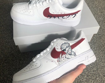 Nike Air Force 1 custom - Dragon Ball Z Goku – SNEAKEAZE CUSTOMS