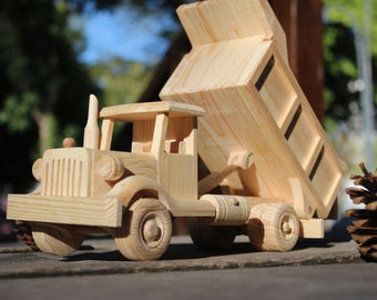 Wooden handmade truck toy model for kids |Customizable dumper truck for toddlers| Healthy toys for children