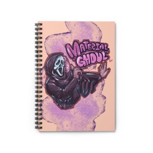 Material Ghoul- Ghostface Scream Spiral Notebook