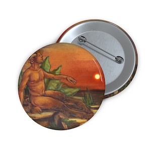 Ftm Satyr- LGBTQ Mythology Pin Buttons