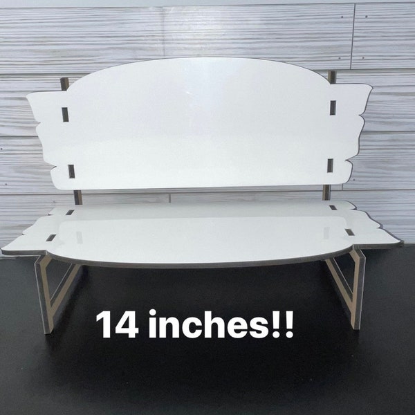 MDF Memorial Bench | Large Sublimation Blank Photo Bench | Sublimation Bench | 14 inches