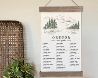 OR State Park Checklist, Oregon Hiking Gifts For The Travels And Adventures