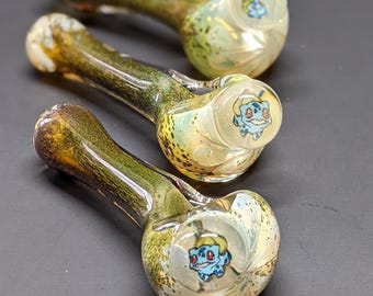 Onion turtle Heavy Glass spoon Pipe