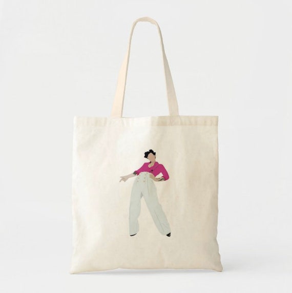 Harry styles tote bag etsy sales