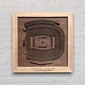 UGA stadium | UGA Sports | Sanford Stadium | Dorm decor | Sports gift